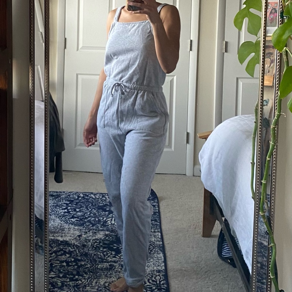 Sweatsuit Sleeveless Jumpsuit